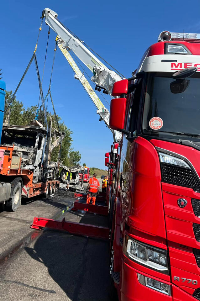 Mecano Service intervient avec de gros moyens